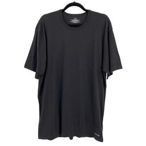 Calvin Klein Mens Classic Solid Black Tee Basic T-Shirt Size XL